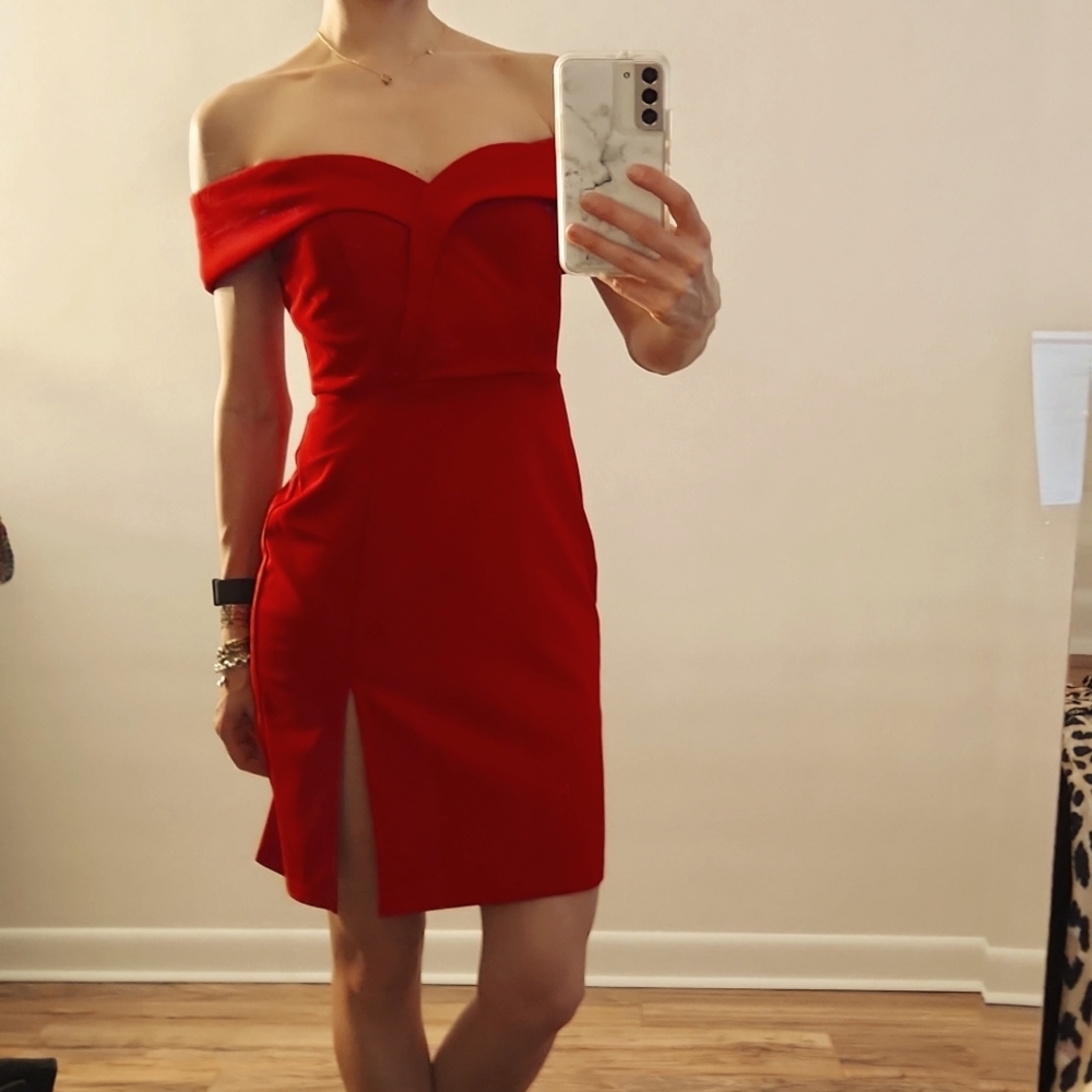 NEW short red dress